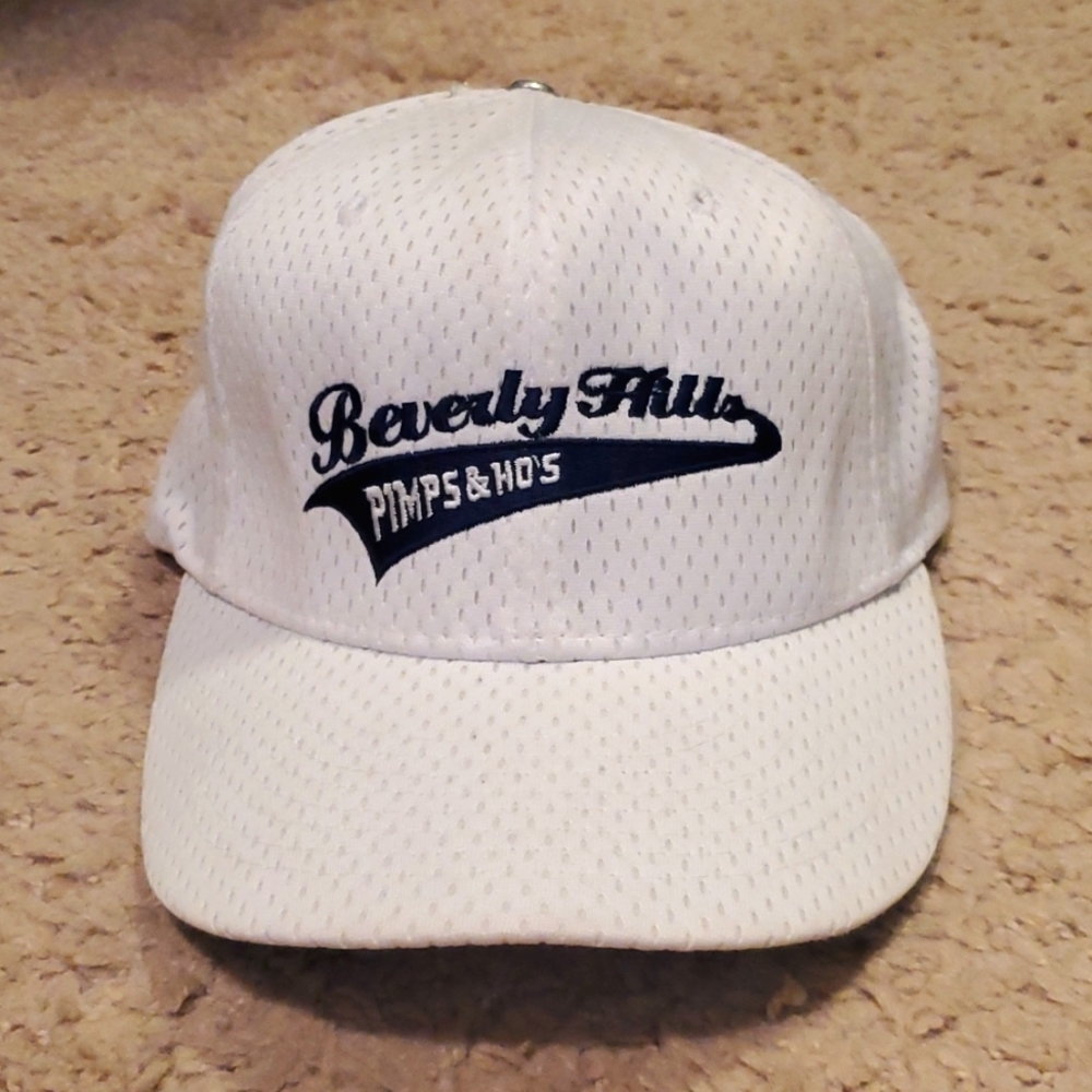 White beverly hills pimps and hos hat